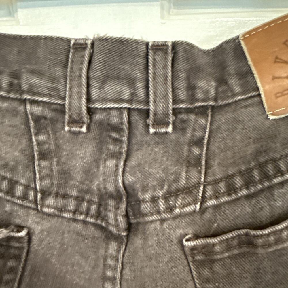 Vintage black denim Riveted by Lee jeans, Size 20 - Picture 6 of 7